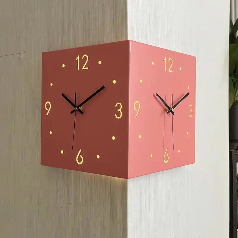 Corner Fit Wall Clock