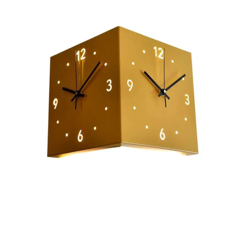 Corner Fit Wall Clock