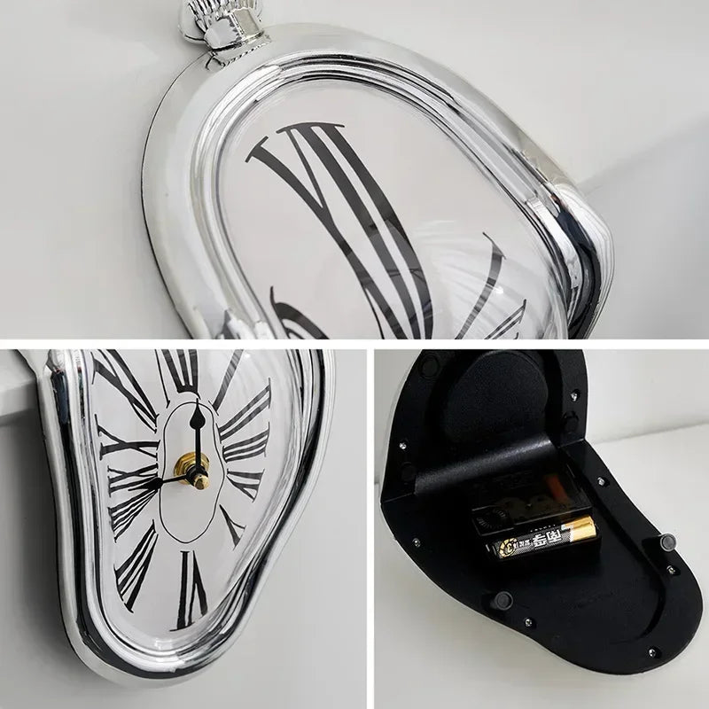 Melted Clock Art