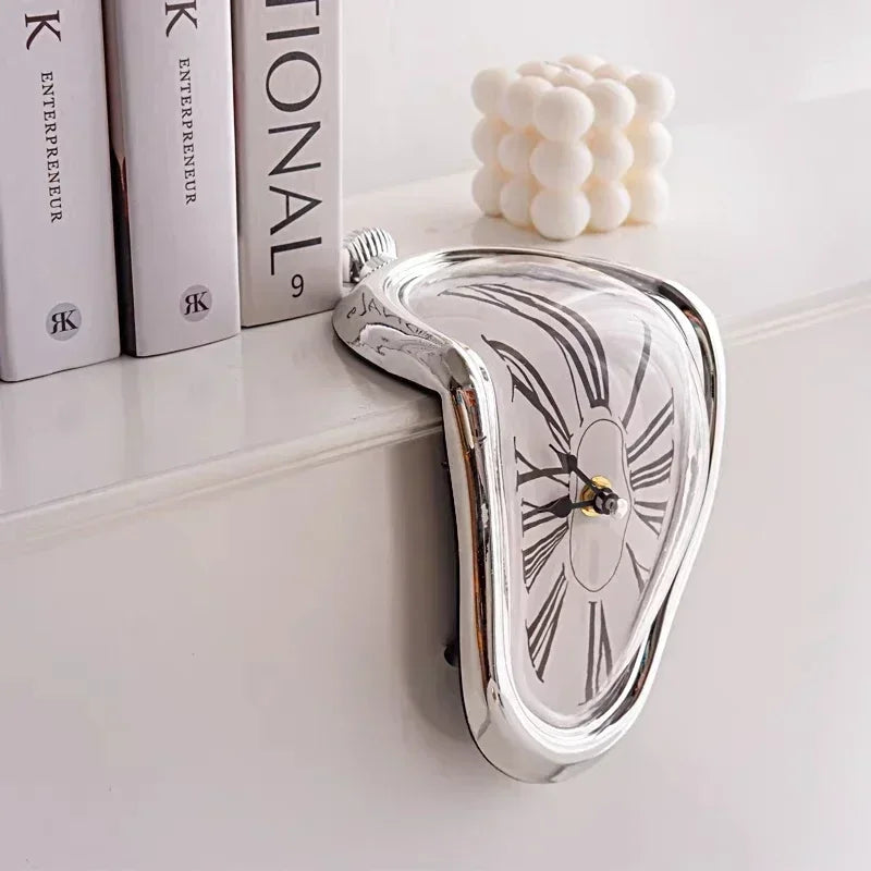 Melted Clock Art