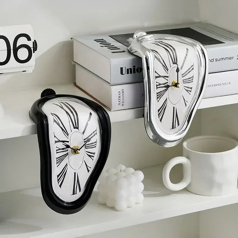 Melted Clock Art