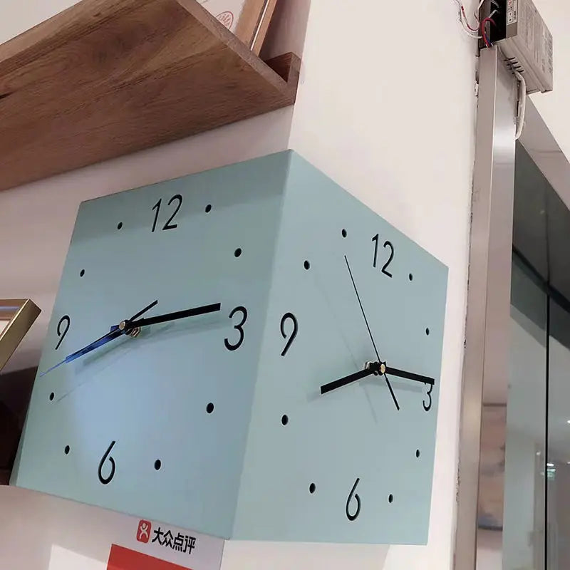 Corner Fit Wall Clock