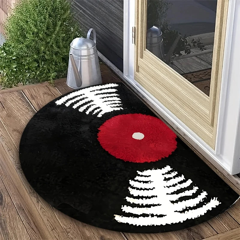 Retro Vinyl Record Rug