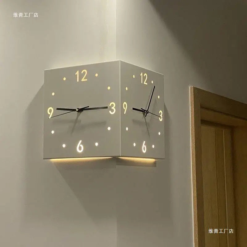 Corner Fit Wall Clock