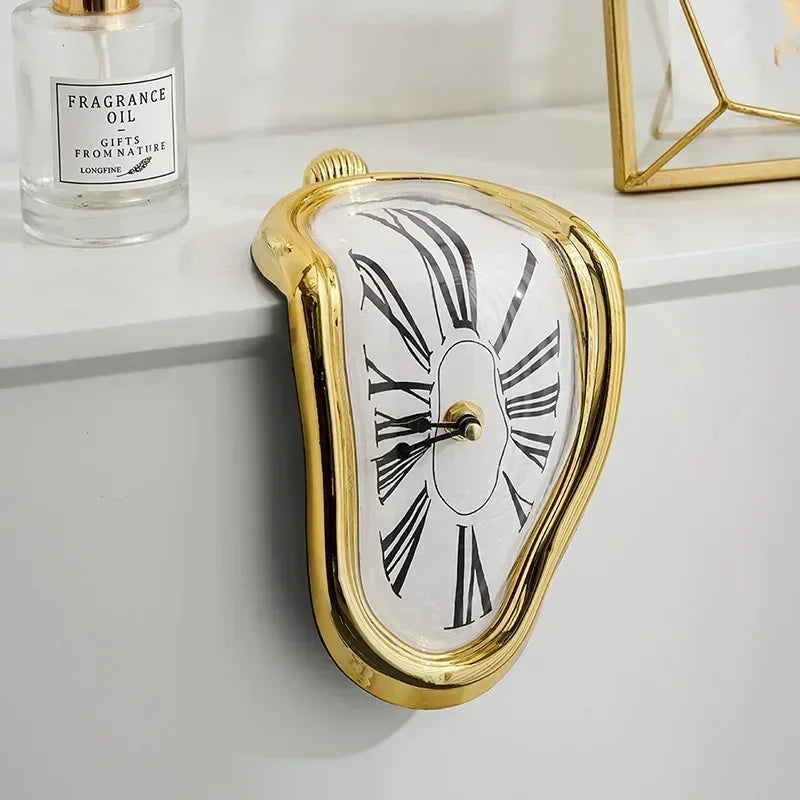 Melted Clock Art